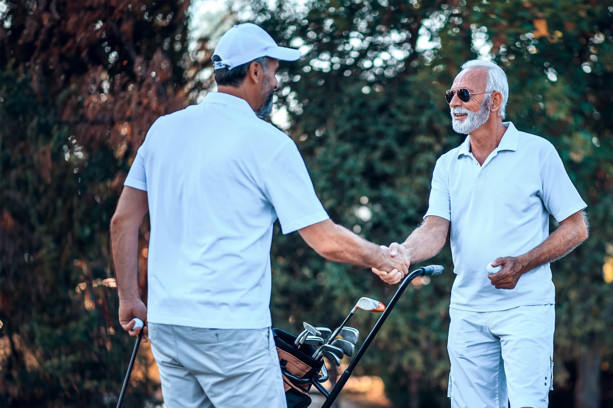 Friends Golfing